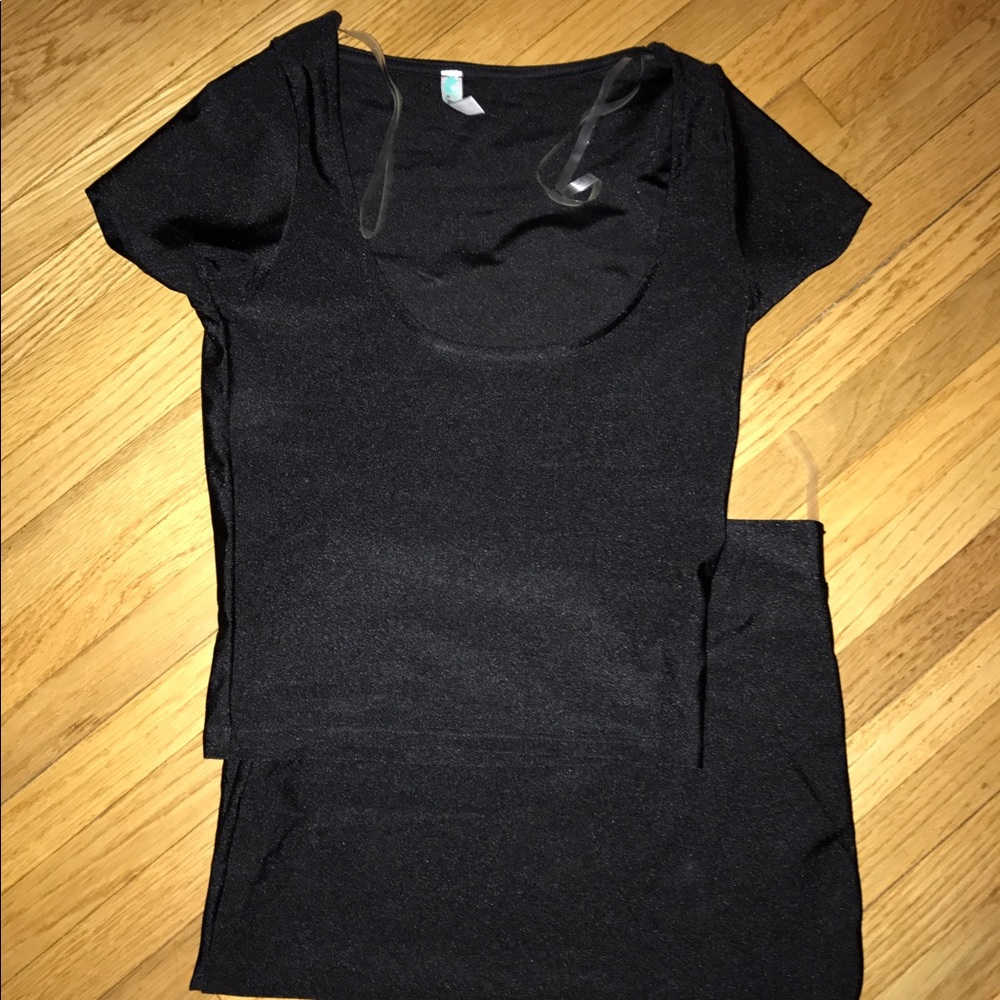 2 Piece Set: Crop Top and Skirt