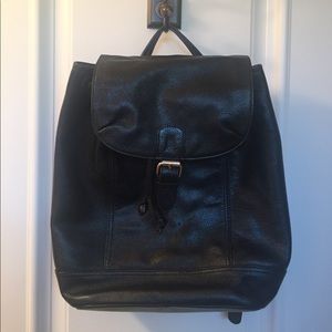 Leather back pack