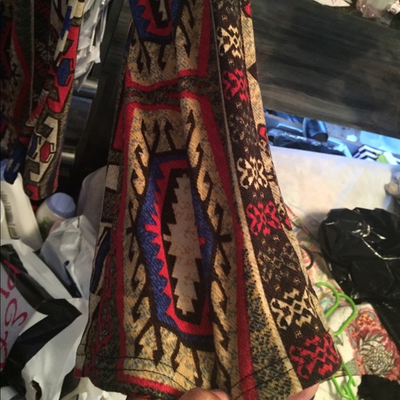 Multi colored bell sleeve tunic size s/m - Picture 3 of 3