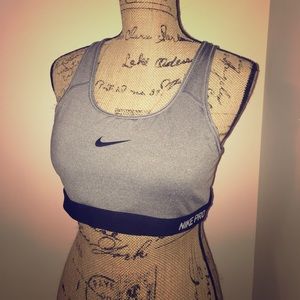 Grey NIKE sports bra!