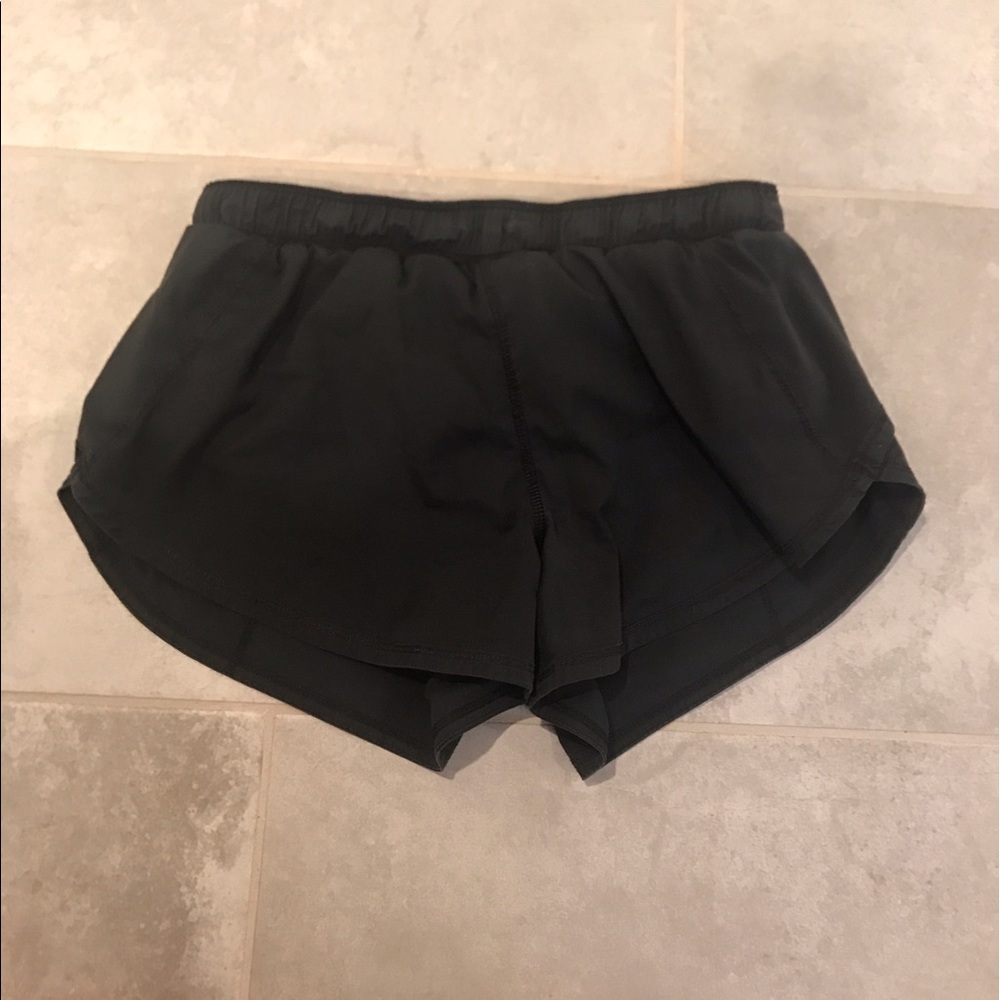 Lululemon black size two shorts