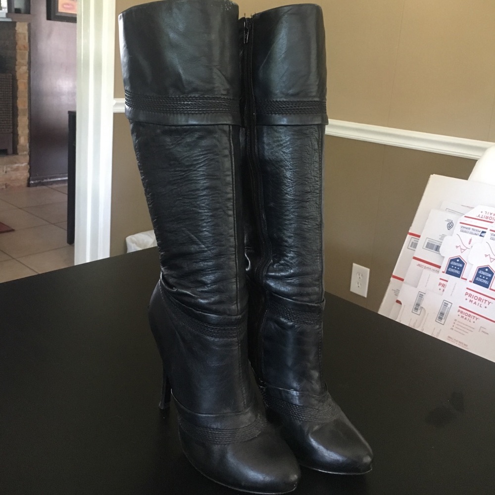 Aldo collection all leather boots - Picture 1 of 6