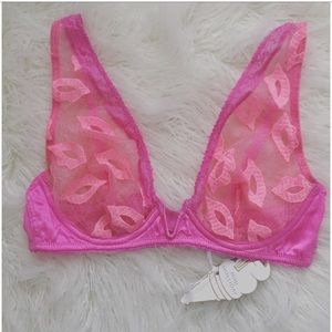 New Mimi Holliday pink lingerie bra / bralette