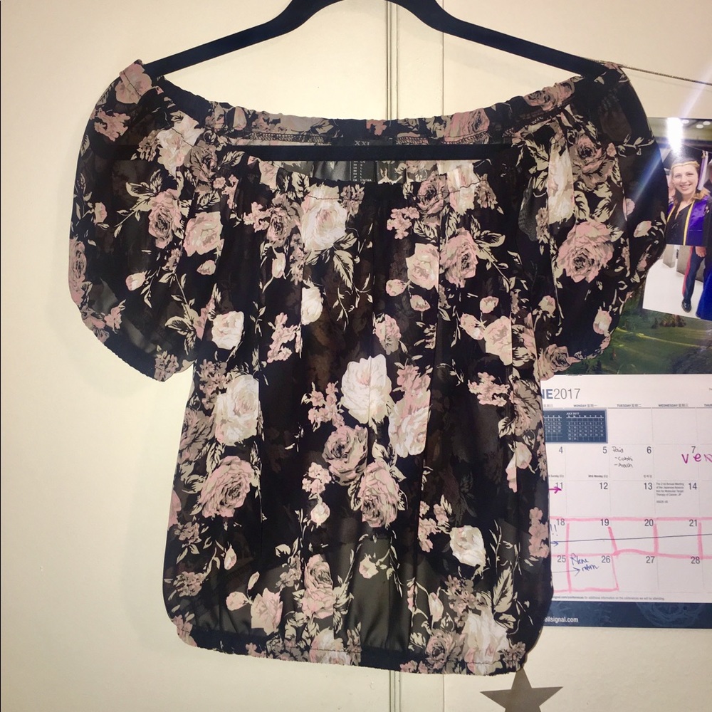 Beautiful sheer crop top