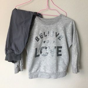 Grey Sweater & Pants