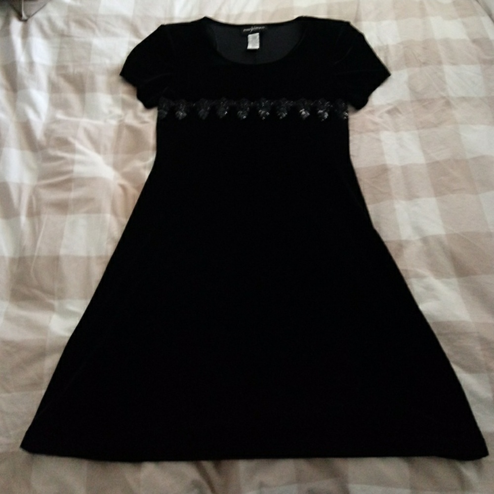 Black Velveteen Dress