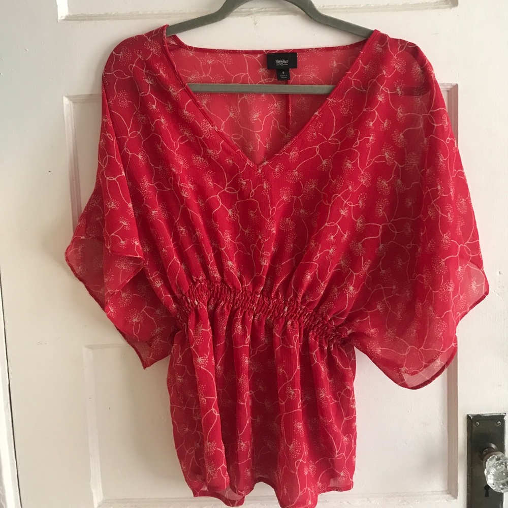 Red blouse