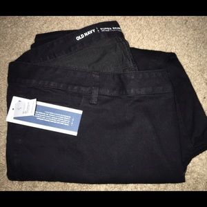 Old Navy Mid-Rise Black Skinny Jean 22 plus