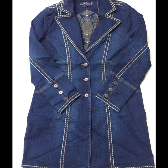 Midnight Velvet Duster Jacket - Picture 1 of 4
