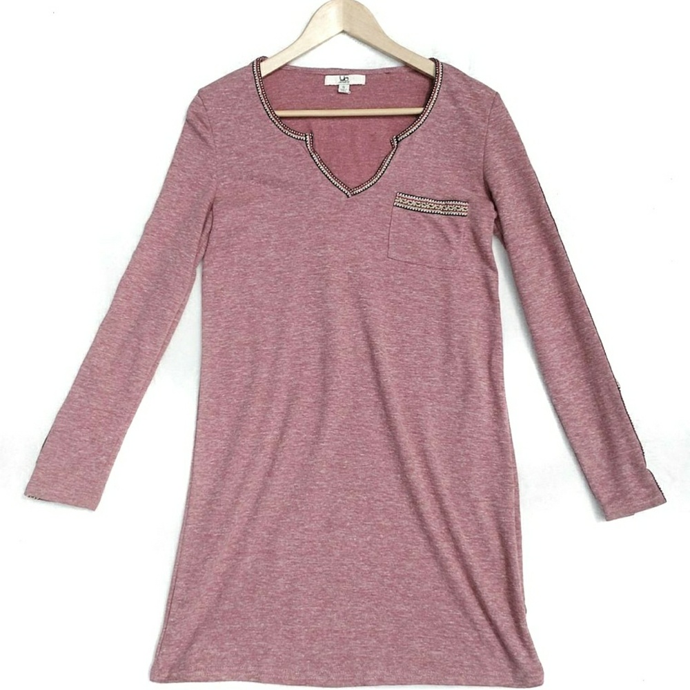 ❤️ 5/$25 Boho Embroidered Bohemian T Shirt Dress
