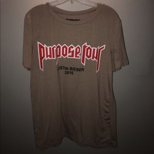Justin Bieber 2016 Purpose Tour Shirt