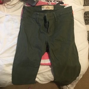 Hollister green jeans