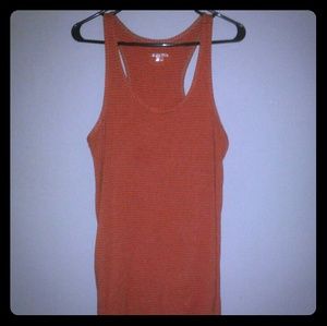 Orange  & Grey Tank Top