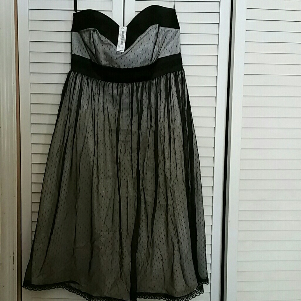 Black and white  cocktail dress