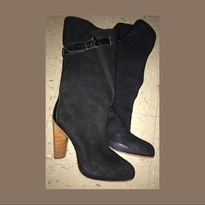 Boutique 9 Mid Calf Suede Boots 6