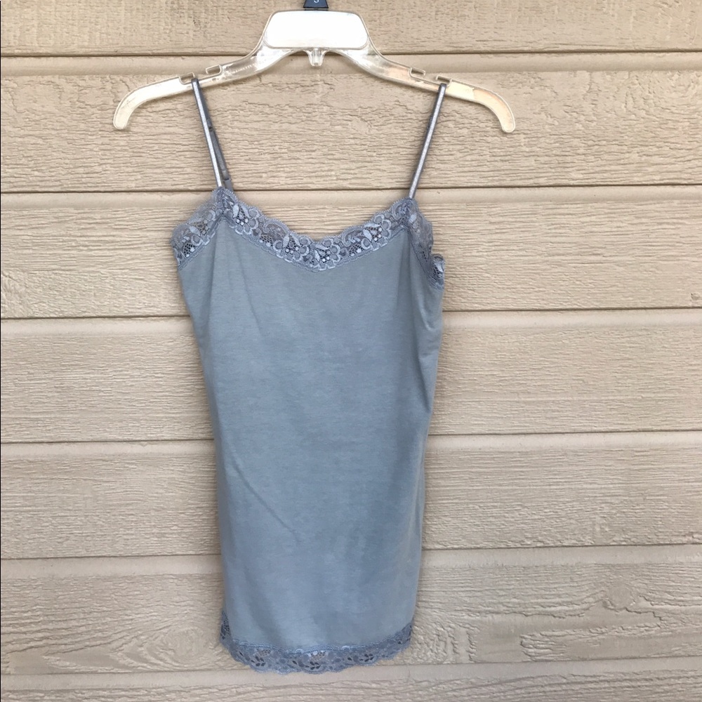 Aeropostale Grey Lace Camisole