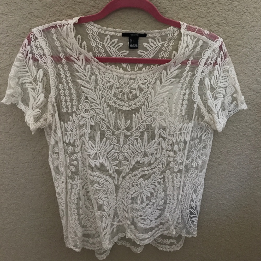 Forever 21 lace shirt