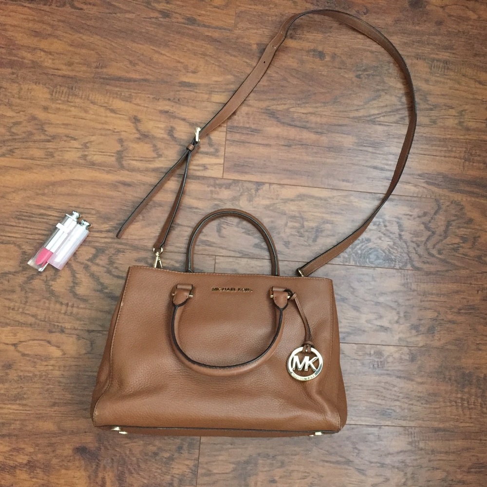 Michael Kors real leather satchel