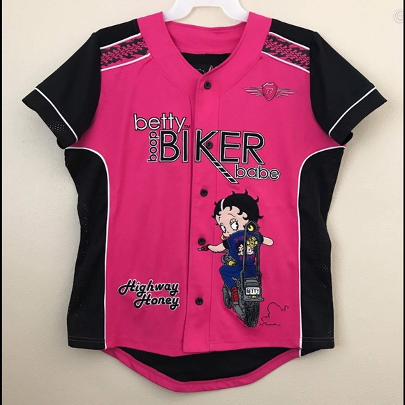 Betty Boop Biker Babe Shirt - Picture 2 of 3