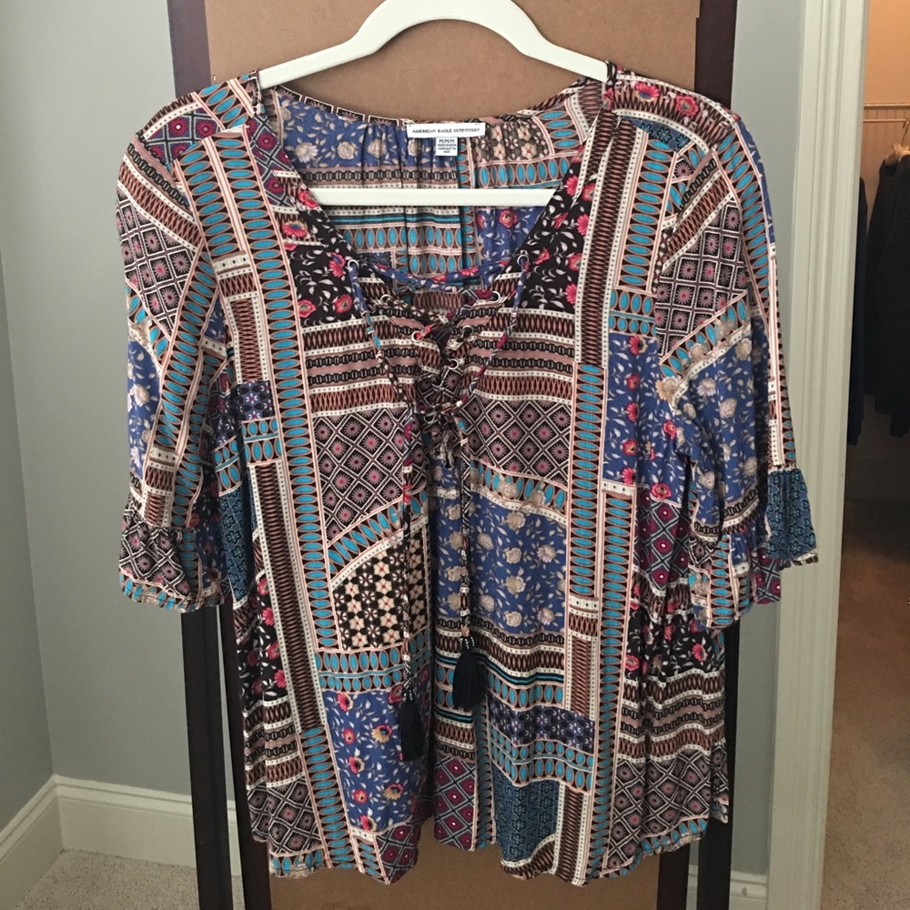 American Eagle Printed Shirt