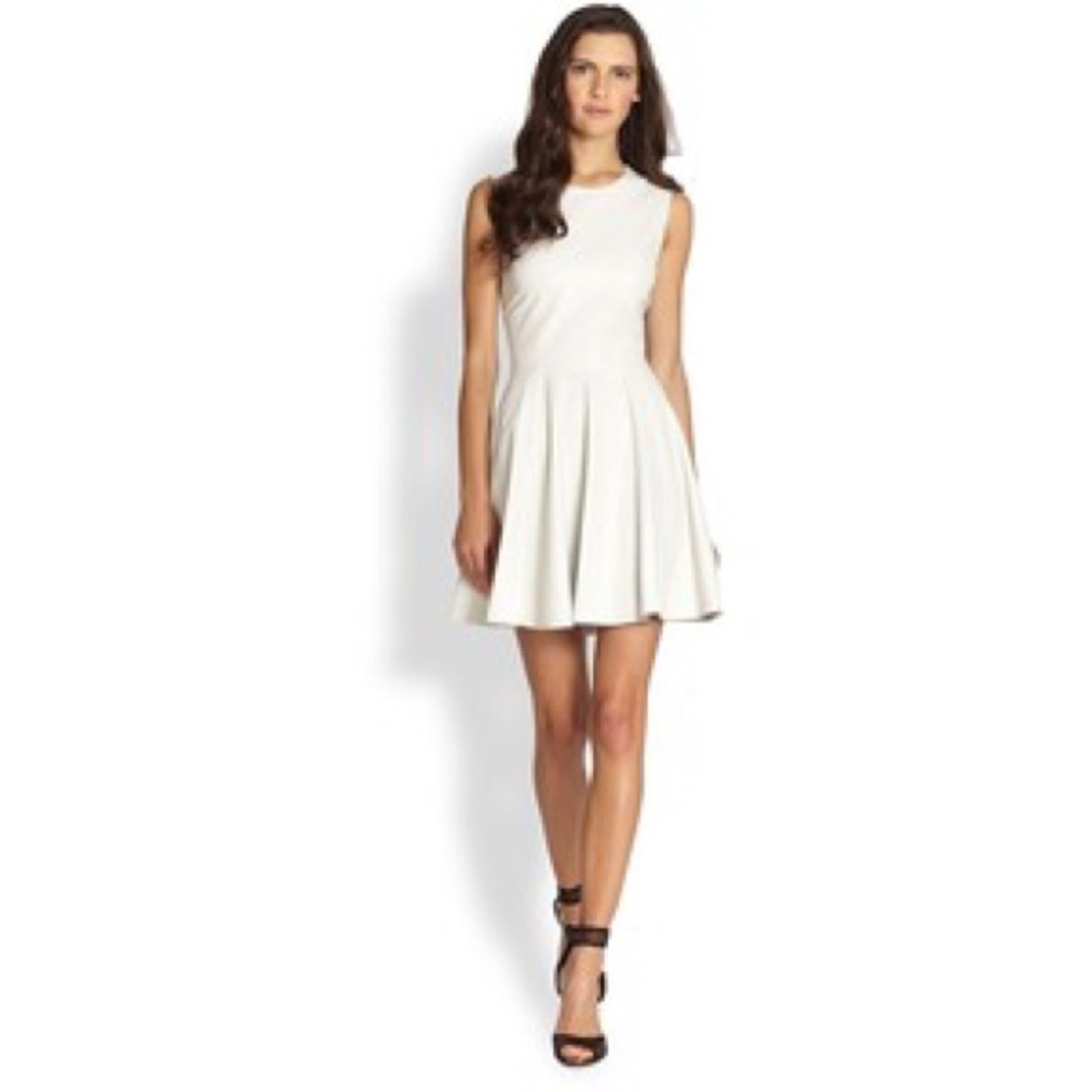 Diane Von Furstenberg Jeannie White Eyelet Dress