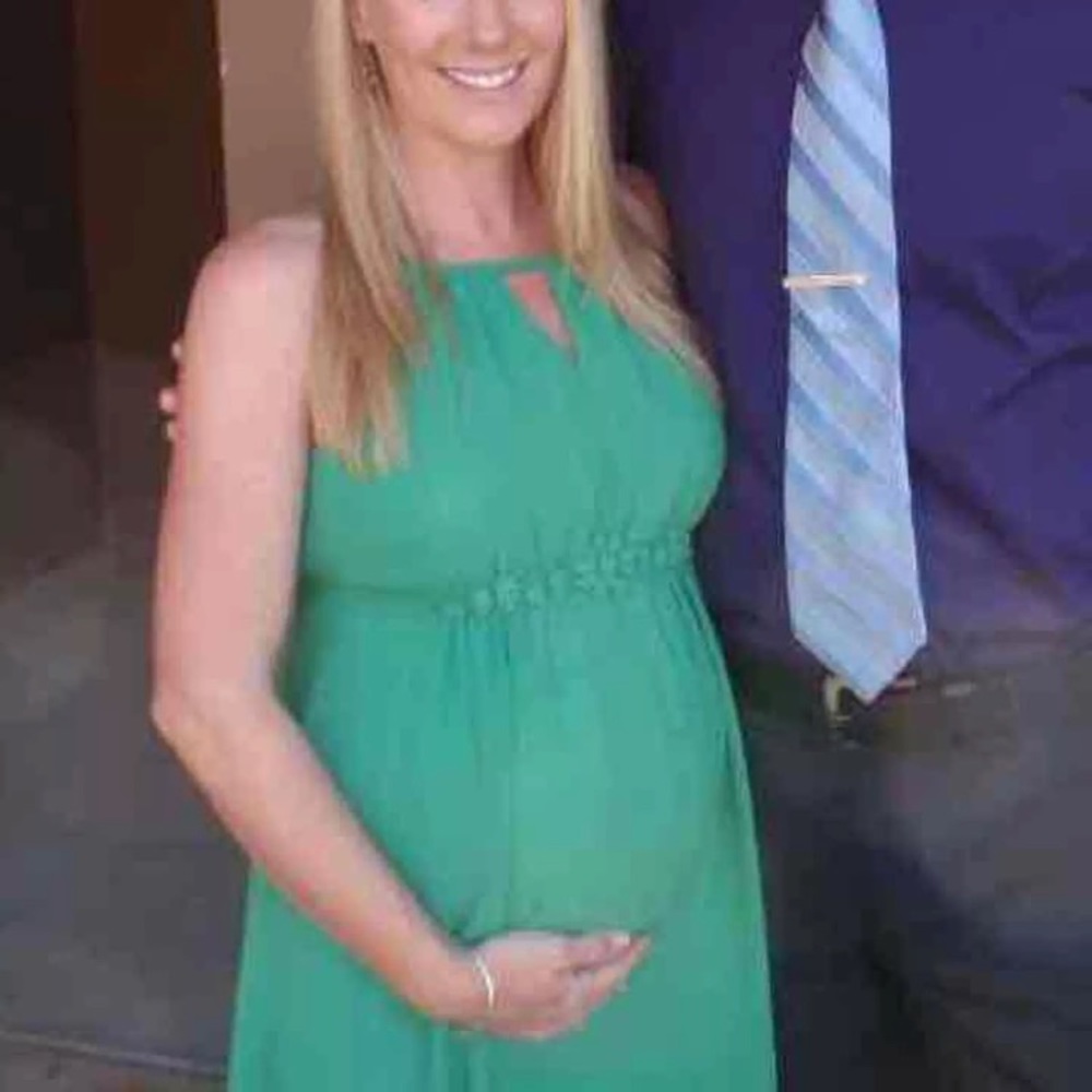 Green cocktail dress size small