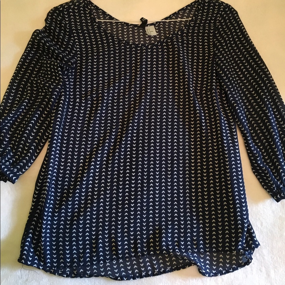 h&m babydoll top