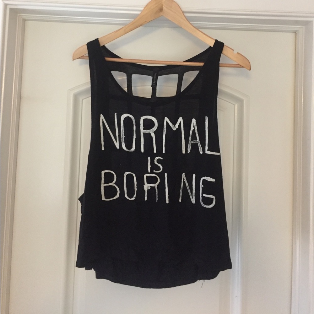 Graphic T crop top