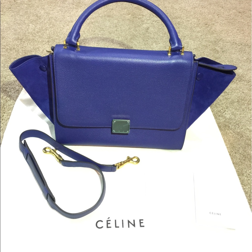 Celine Trapeze Indigo blue