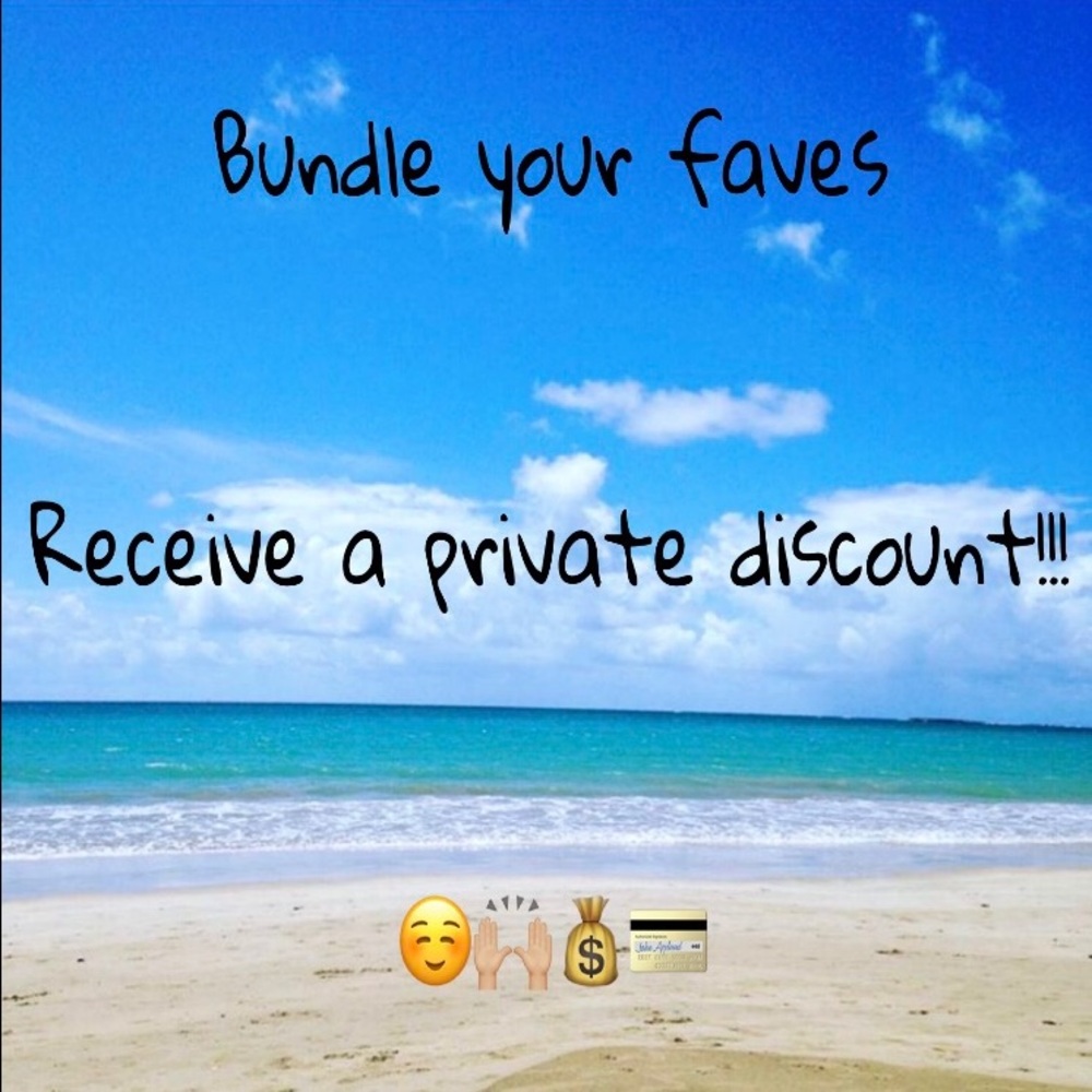 Bundle your favorite items for a private discount
