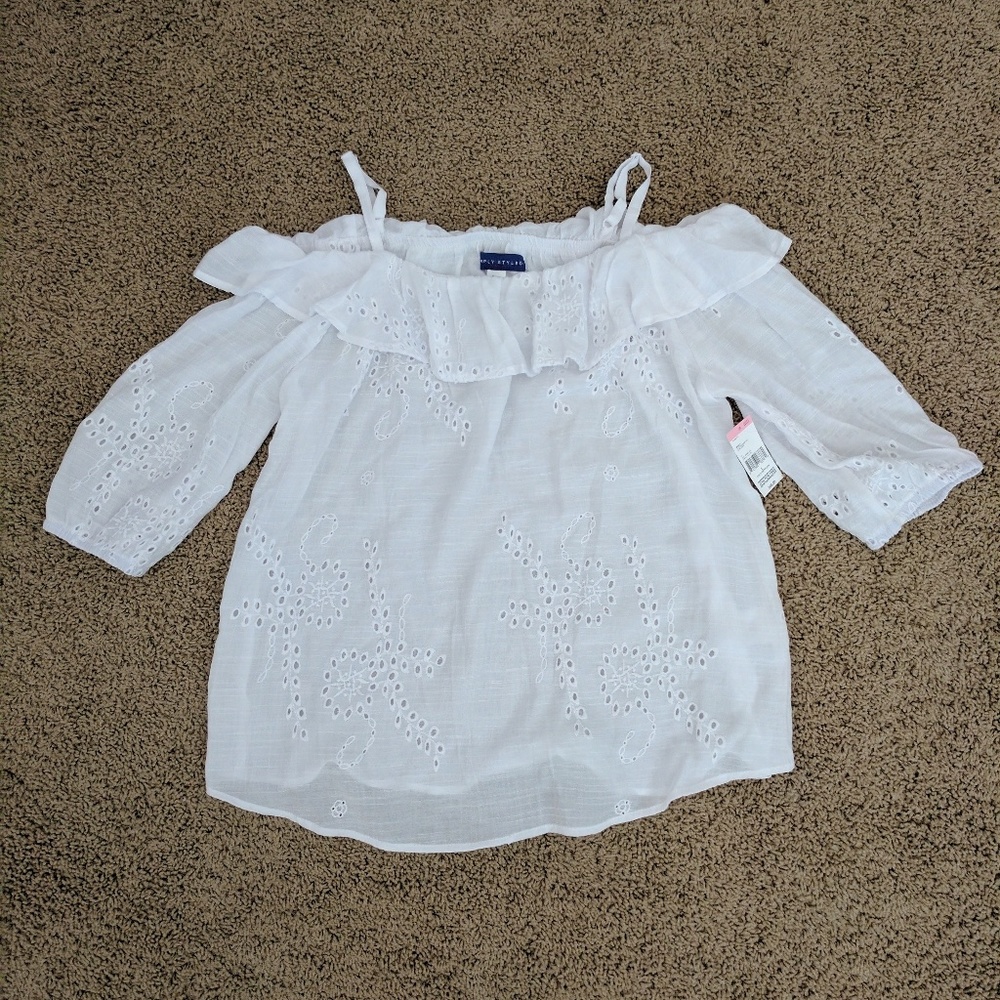 Simply Styled Off the Shoulder blouse