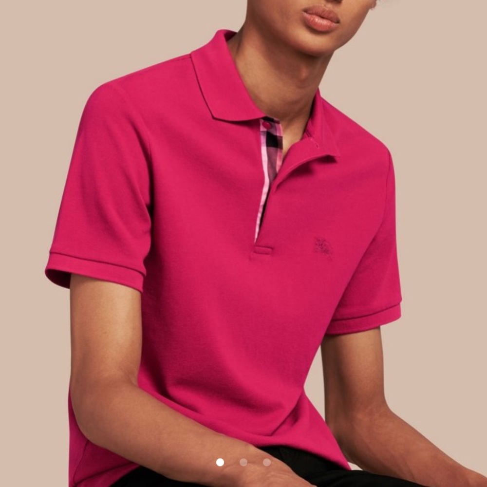 SOLD!! Men's Burberry short sleeve polo