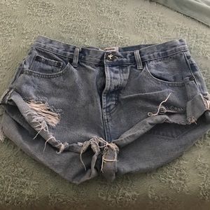 One Teaspoon for Free People Demin Shorts
