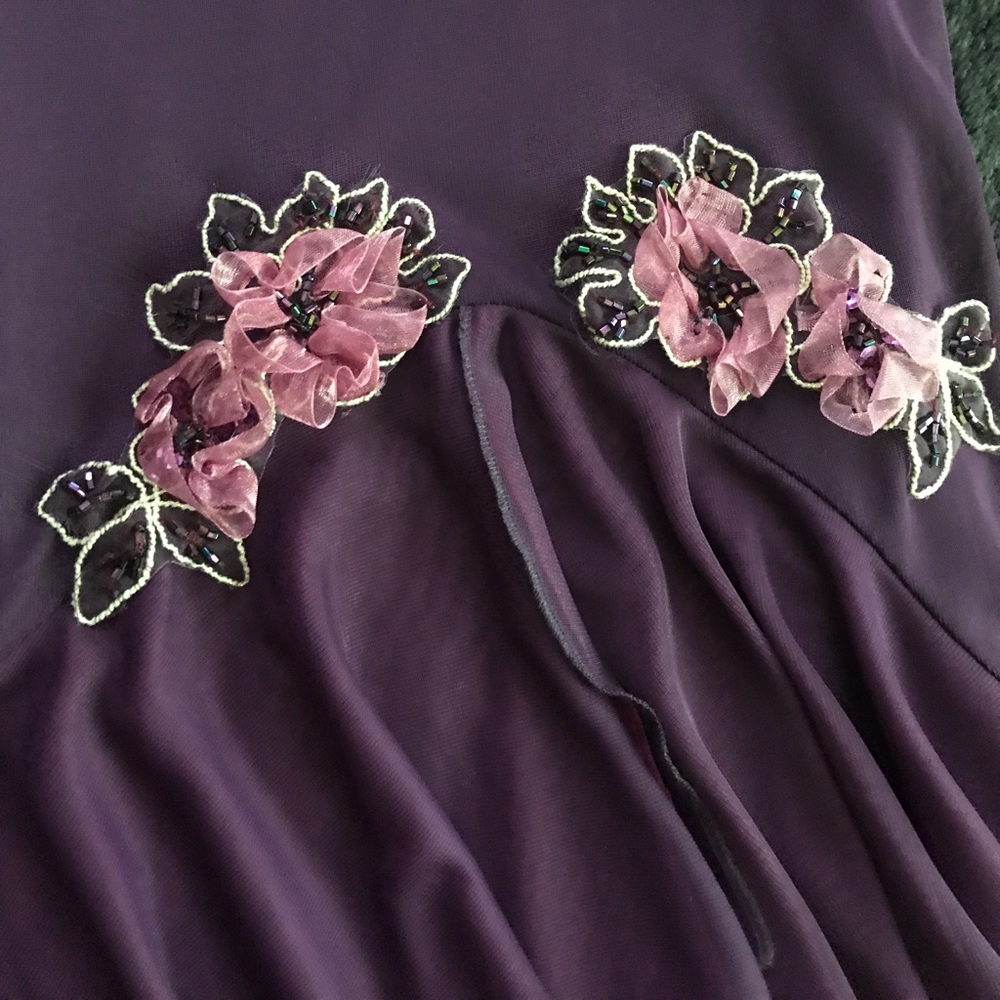 Clearance! Magenta purple flamenco dress - Picture 3 of 4