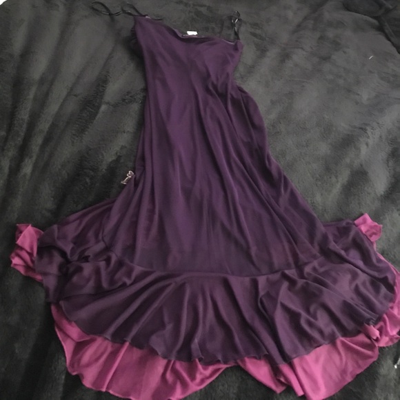 Clearance! Magenta purple flamenco dress - Picture 4 of 4