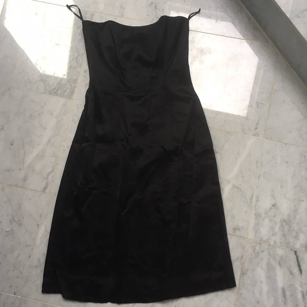 Banana Republic Black Strapless Dress 6