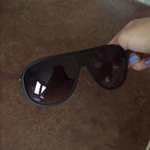 MATTE black aviators