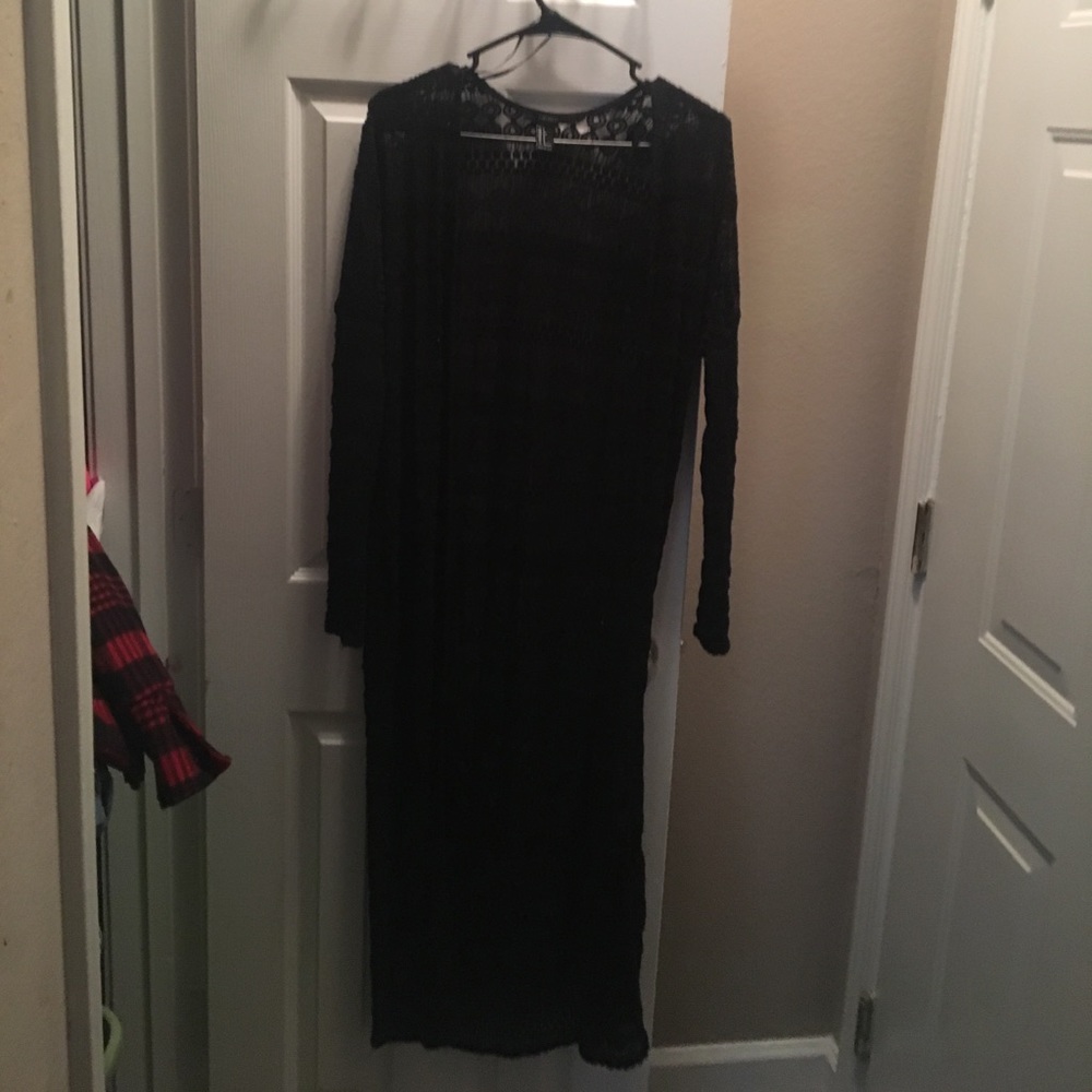 Long lace cardigan