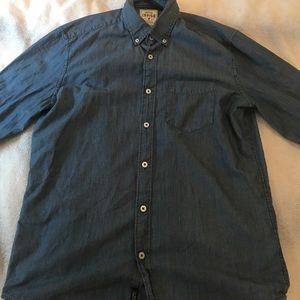 American Eagle Blue Button Down Shirt