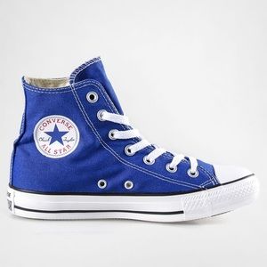Royal Blue High-Top Converse