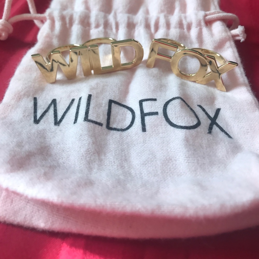 WILDFOX DOUBLE FINGER GOLD RINGS
