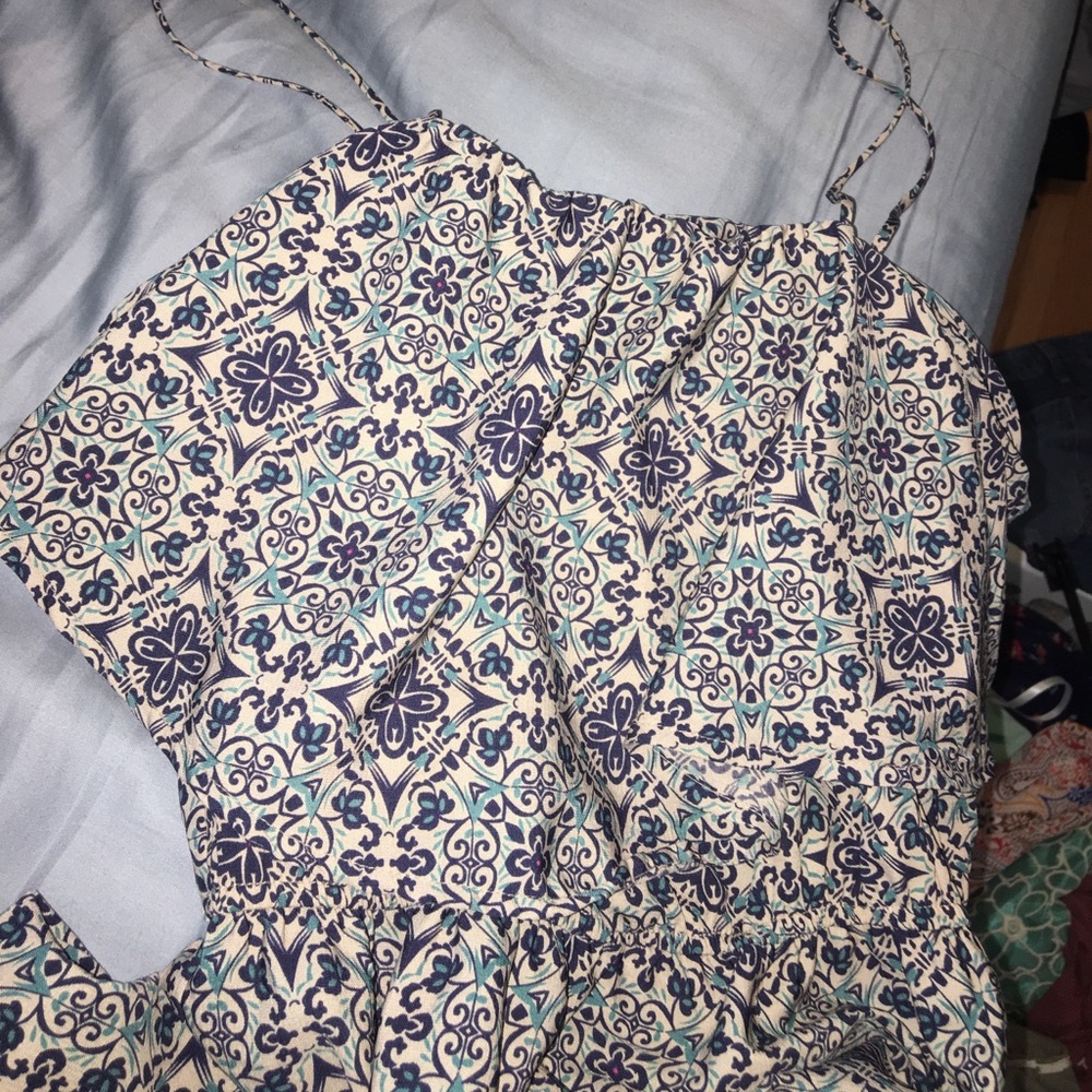 FOREVER 21 patterned maxi dress