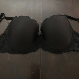 Victoria's Secret Dream Angels Lined Demi- Black