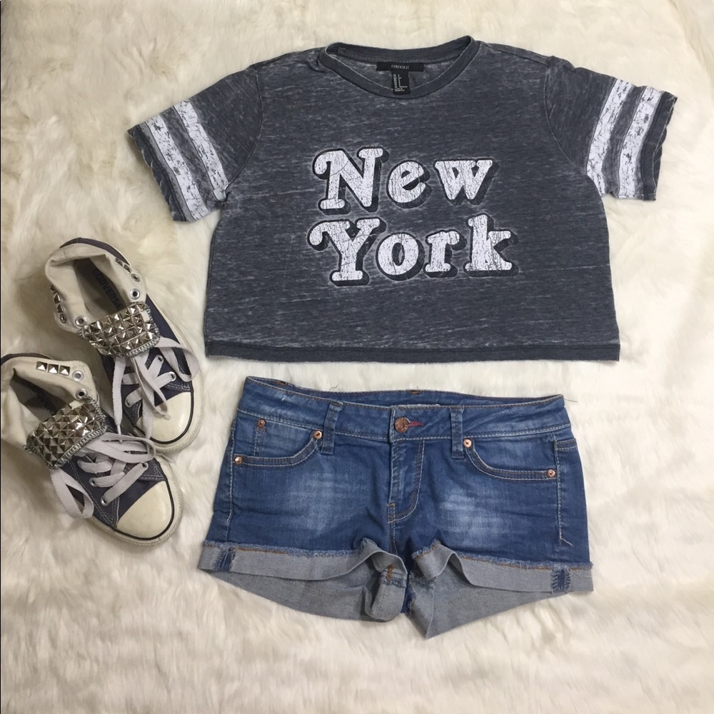 New York crop top