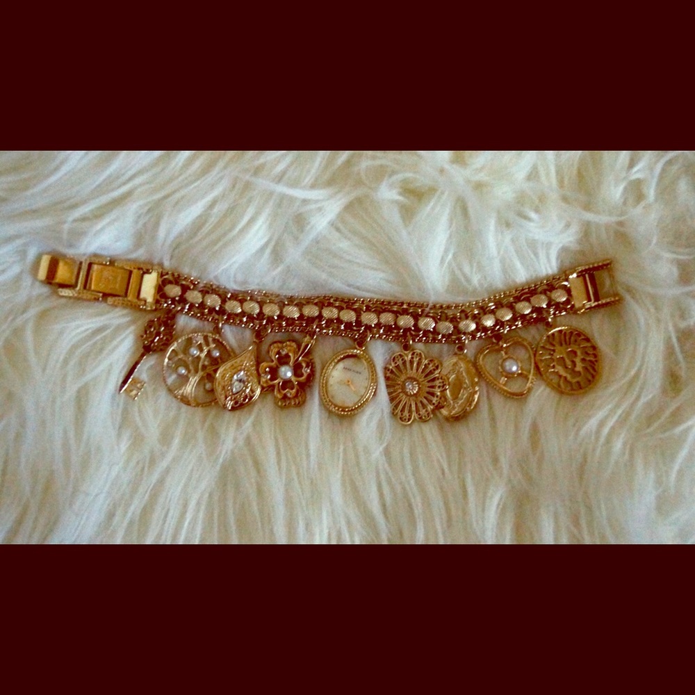 Anne Klein Charm Bracelet Watch