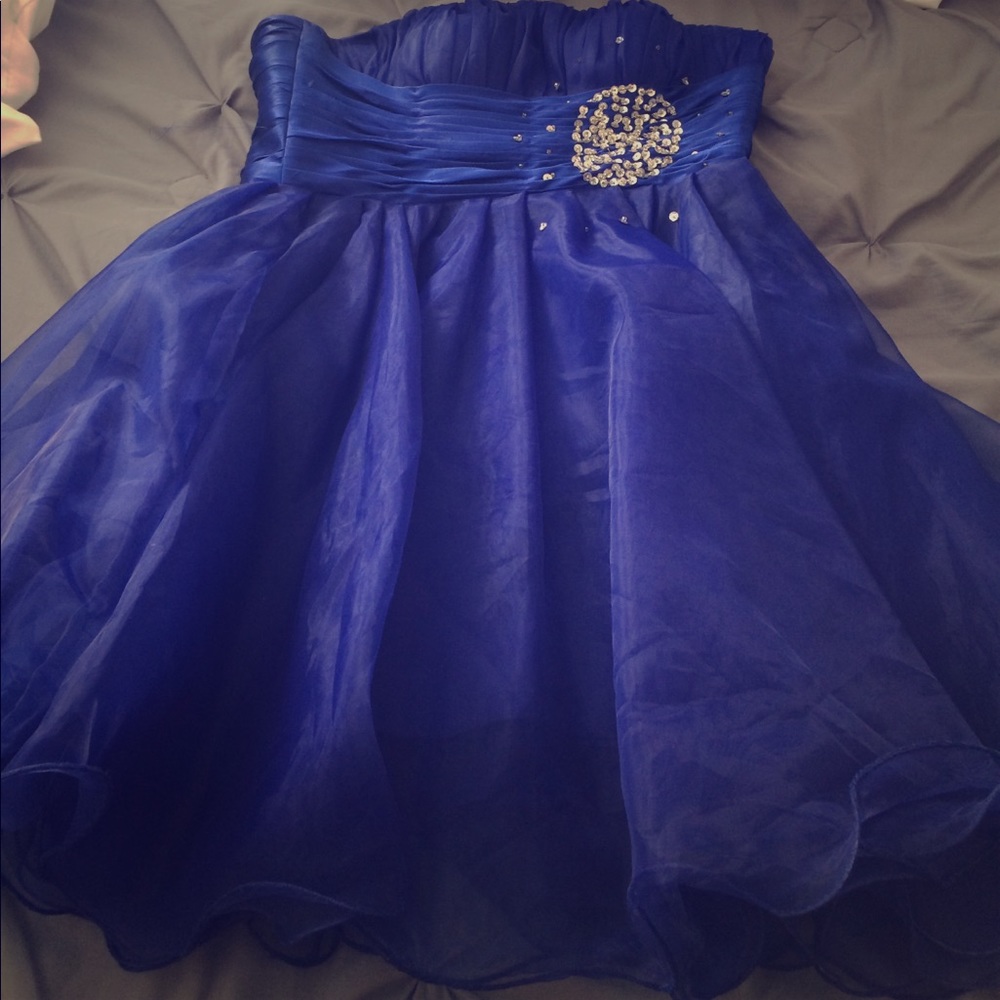 Royal blue 15 dress