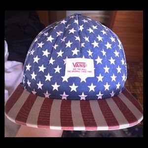 Vans American Flag Flat Bill Hat