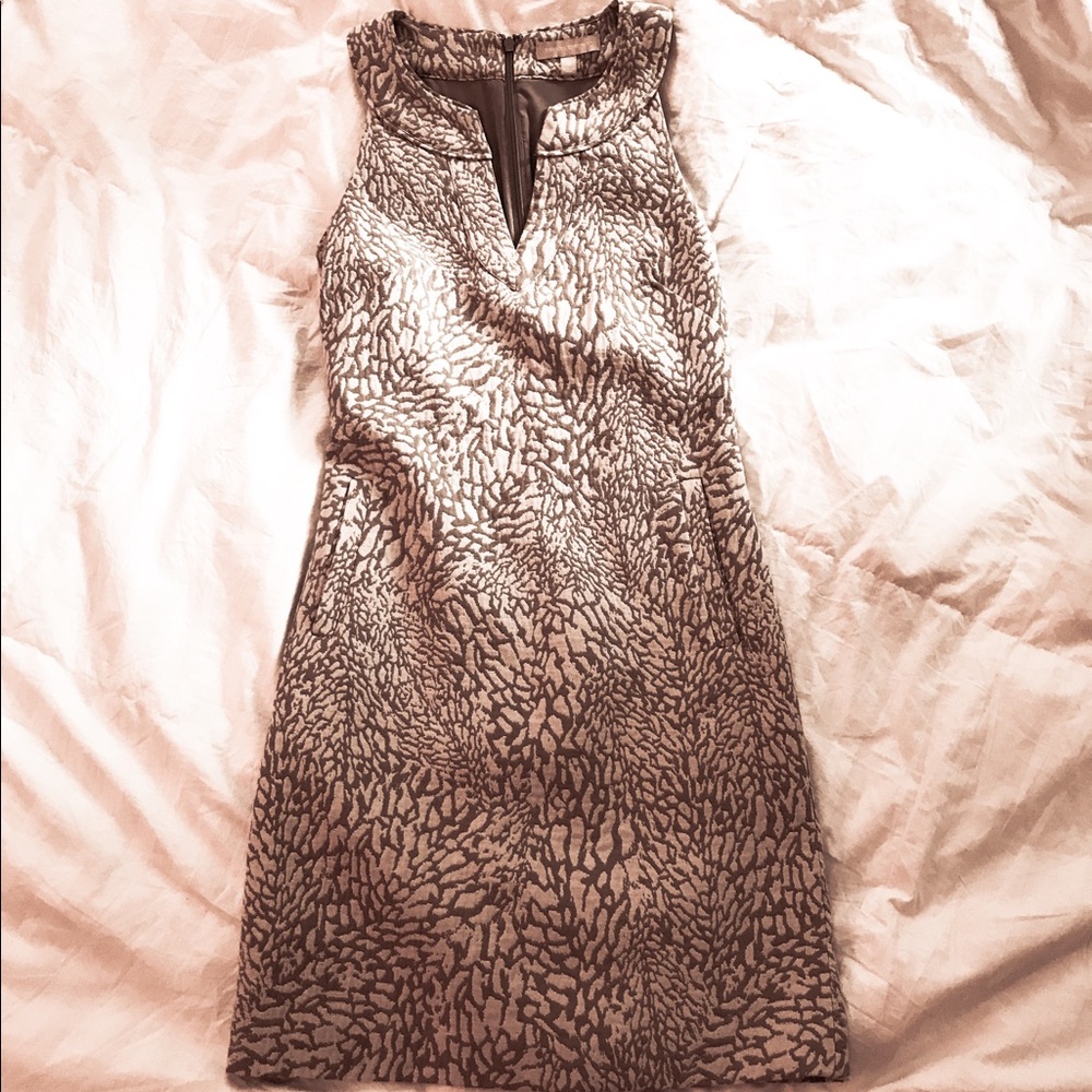 Banana Republic Sheath Dress, textured w pockets