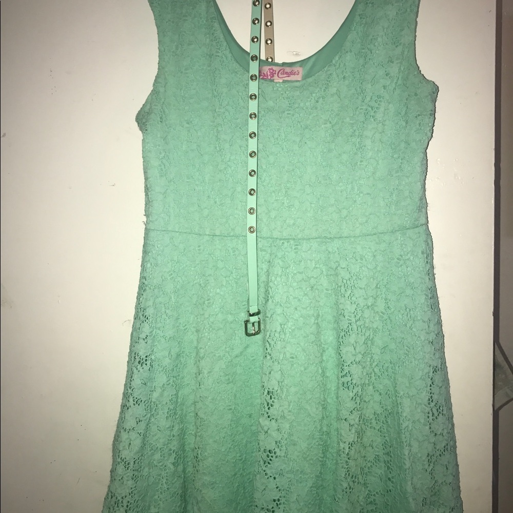 Candies Mint Green Flowy Dress XL(juniors)