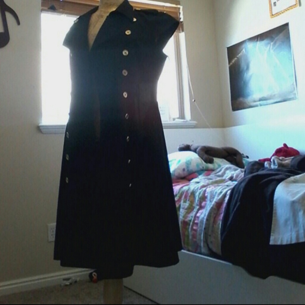 Black dress short sleeve